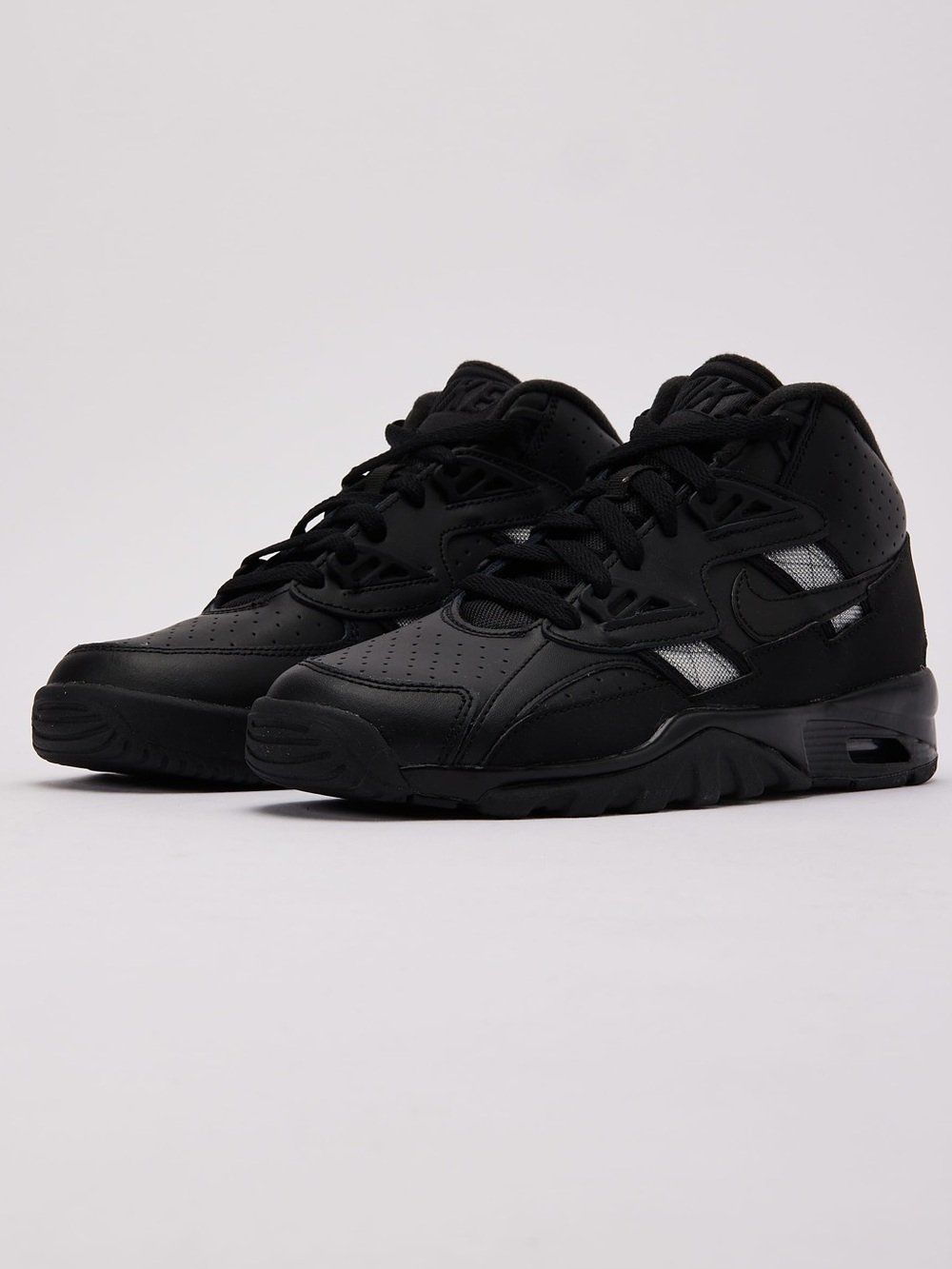 Men’s Nike Air Trainer SC High in Triple Black Size 11.5 - Picture 2 of 5
